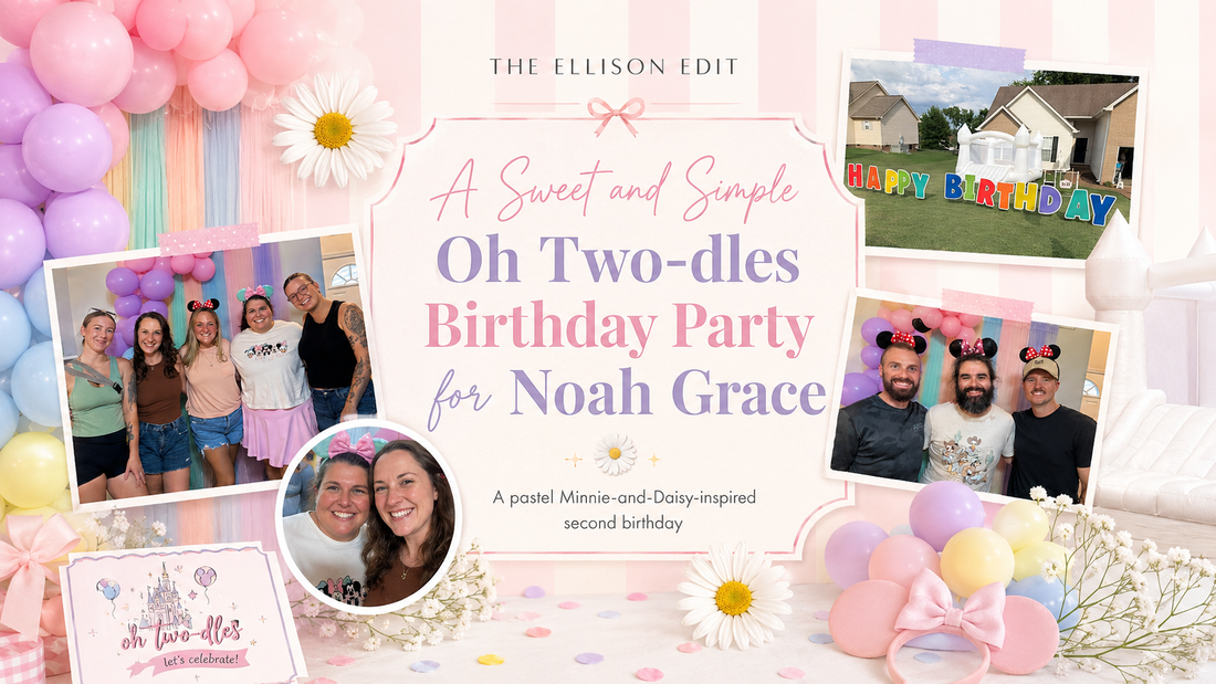 A Sweet and Simple “Oh Two-dles” Birthday Party for Noah Grace